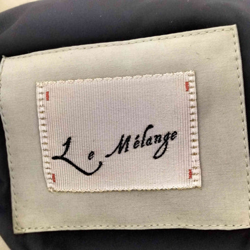 Le Melange ラクーンファー付きダウンジャケット メンズ
