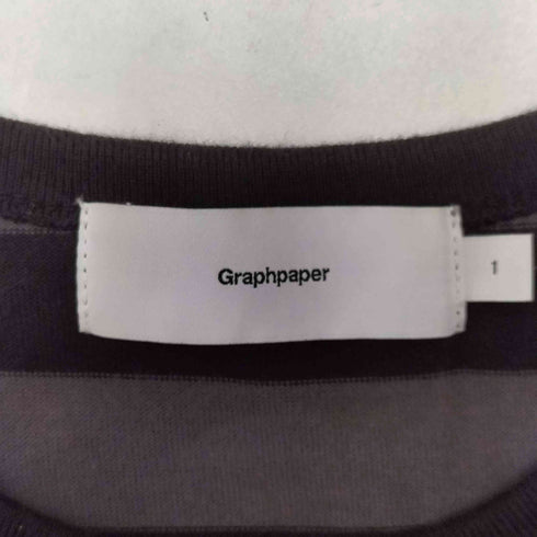 グラフペーパー Graphpaper Border S/S Tee ボーダー 半袖 Tシャツ メンズ JPN:1