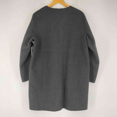ランズエンド LANDS END リバーシブル ノーカラーコート レディース JPN:XL