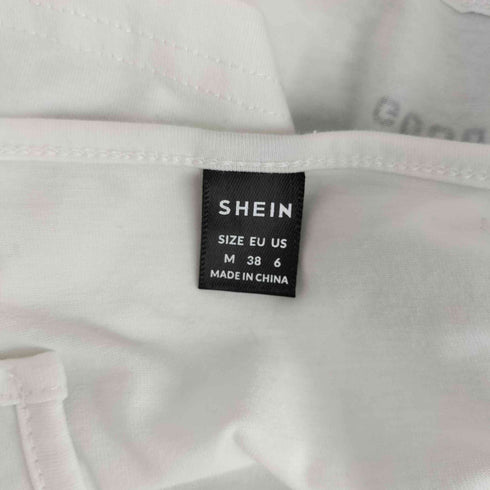 シーイン SHEIN クロップド 短丈 ロングスリーブカットソー Y2K レディース M