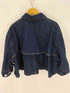 ザラ ZARA ポンチョ ケープ デニム ジャケット レディース import:XS