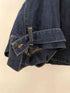 ザラ ZARA ポンチョ ケープ デニム ジャケット レディース import:XS