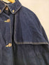 ザラ ZARA ポンチョ ケープ デニム ジャケット レディース import:XS