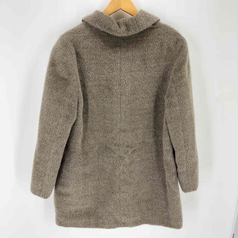 Caractere アルパカモヘア混 シャギーハーフコート レディース EUR:42