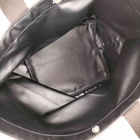 エルベシャプリエ Herve Chapelier 707C Tote bag square bottom ナイロン 舟形 トートバッグ ノワール モカ レディース