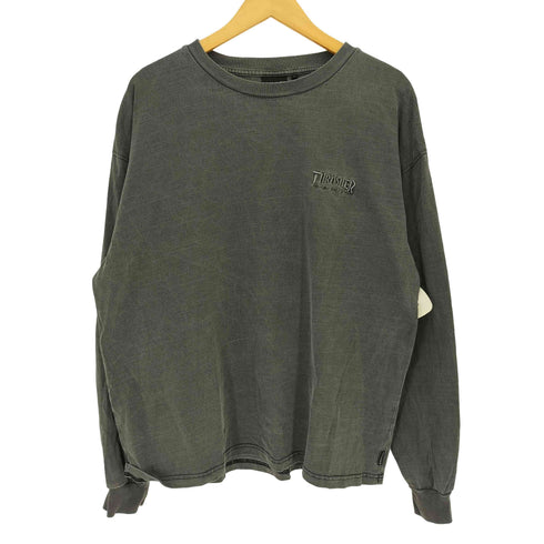 スラッシャー THRASHER ピグメント加工 ロングスリーブTシャツ メンズ import:L
