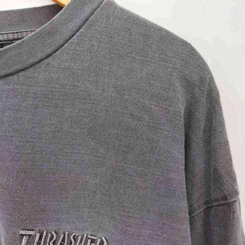 スラッシャー THRASHER ピグメント加工 ロングスリーブTシャツ メンズ import:L