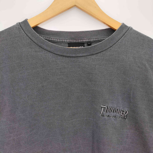 スラッシャー THRASHER ピグメント加工 ロングスリーブTシャツ メンズ import:L