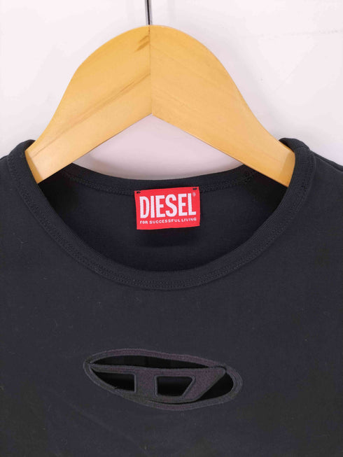ディーゼル DIESEL T-ANGIE オーバルDロゴ Tシャツ レディース import:S
