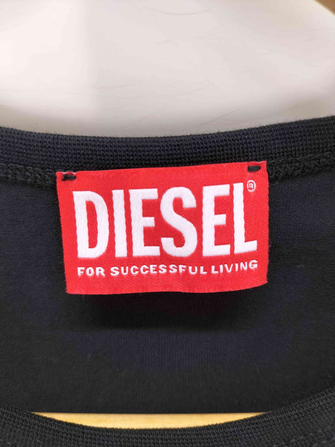 ディーゼル DIESEL T-ANGIE オーバルDロゴ Tシャツ レディース import:S