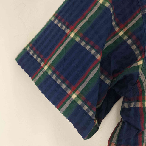 エクストララージ XLARGE EMBROIDERED S/S PLAID SHIRT メンズ import:M