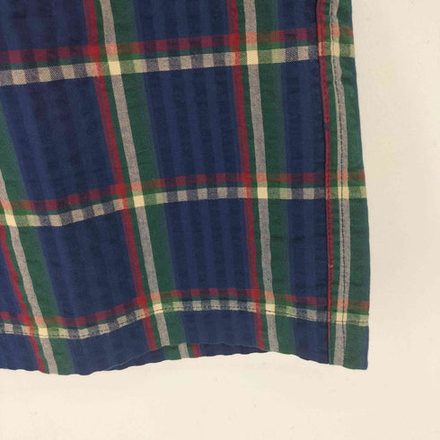 エクストララージ XLARGE EMBROIDERED S/S PLAID SHIRT メンズ import:M