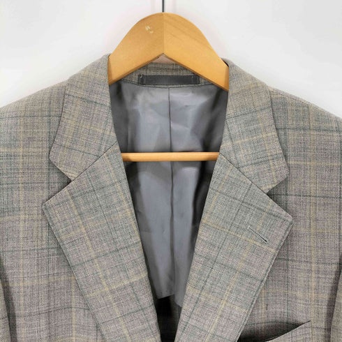 アクアスキュータム AQUASCUTUM チェック 2B テーラードジャケット メンズ 92A5