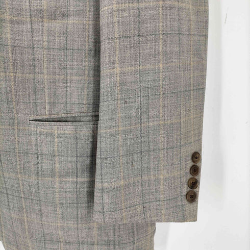 アクアスキュータム AQUASCUTUM チェック 2B テーラードジャケット メンズ 92A5