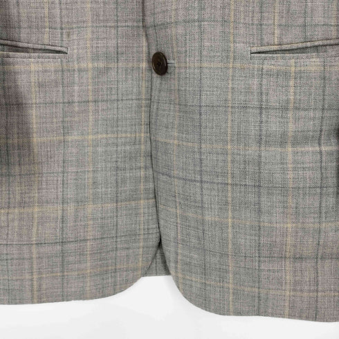 アクアスキュータム AQUASCUTUM チェック 2B テーラードジャケット メンズ 92A5