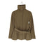 コムサデモード COMME CA DU MODE CASHMERE カシミヤ100% ベルテッドハーフコート レディース