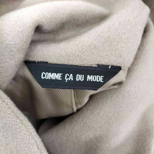 コムサデモード COMME CA DU MODE CASHMERE カシミヤ100% ベルテッドハーフコート レディース