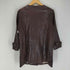 FERRARA lamb leather ラムレザーノーカラーコート レディース 77