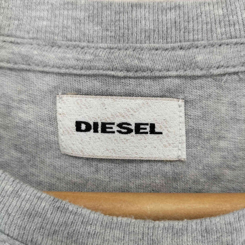 ディーゼル DIESEL ペイント ブレイブマン クルーネックTシャツ メンズ import:M