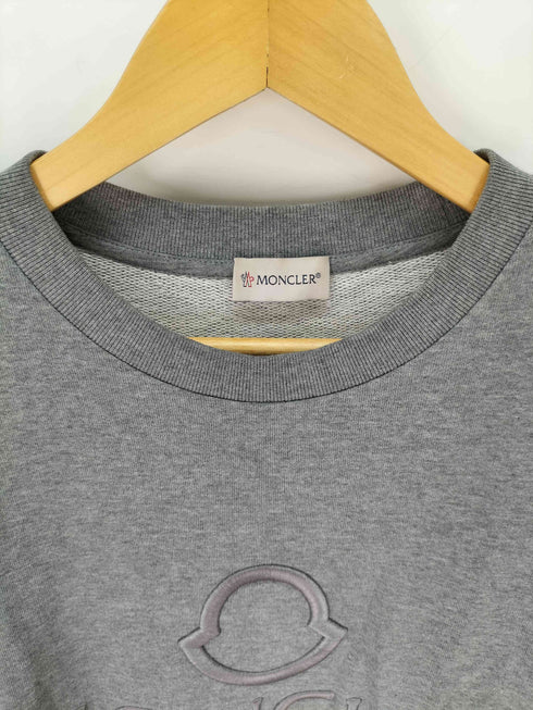 モンクレール MONCLER MAGLIA GIROCOLLO ロゴ刺繍 スウェット 裏毛 メンズ import:L