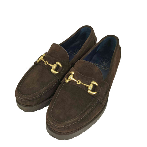 ビューティーアンドユースユナイテッドアローズ BEAUTY & YOUTH UNITED ARROWS スウェード ビットローファー レディース US:6.5