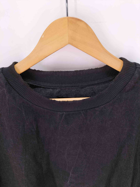 ザラ ZARA ダメージ加工 デニムプルオーバー メンズ import:M