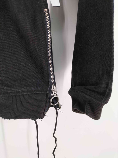 ザラ ZARA ダメージ加工 デニムプルオーバー メンズ import:M