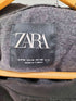 ザラ ZARA ダメージ加工 デニムプルオーバー メンズ import:M