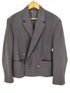 ザラ ZARA ダブル ショート テーラードジャケット メンズ EUR:46