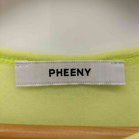 フィーニー PHEENY Cotton nylon seer コットンナイロンシアー 長袖Tシャツ レディース FREE