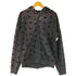 アルマーニジーンズ ARMANI JEANS ロゴ総柄 裏起毛 ジップアップ パーカー メンズ import:XL
