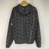 アルマーニジーンズ ARMANI JEANS ロゴ総柄 裏起毛 ジップアップ パーカー メンズ import:XL