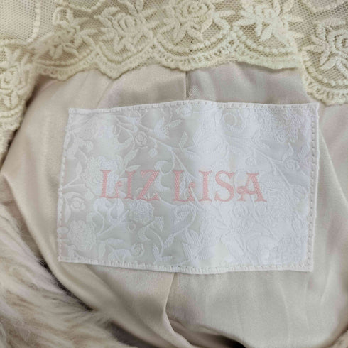 リズリサ LIZ LISA ノーカラー 比翼 ファー コート レディース 0