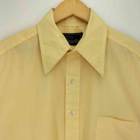 シアーズ Sears 70s デカ襟 襟芯 Dress Shirt ポケット L/S シャツ メンズ 16-33