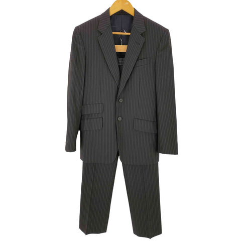 ポールスミスロンドン Paul Smith LONDON ストライプ 2Bテーラードジャケット パンツ セットアップ メンズ S