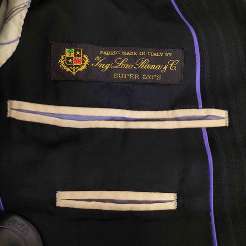 ポールスミスロンドン Paul Smith LONDON ストライプ 2Bテーラードジャケット パンツ セットアップ メンズ S