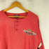 ハーレーダビッドソン HARLEY-DAVIDSON 90S 両面プリント ヘンリーネック ロングスリーブ Tシャツ メンズ import:XL
