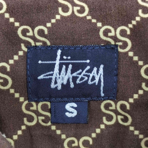 ステューシー Stussy 90S OLD 紺タグ SSモノグラム 半袖 シャツ メンズ JPN:S