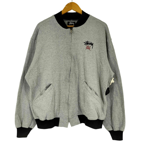 ステューシー Stussy 80S USA製 OLD BIG LEAGUE スウェット スタジャン メンズ import:L