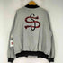 ステューシー Stussy 80S USA製 OLD BIG LEAGUE スウェット スタジャン メンズ import:L