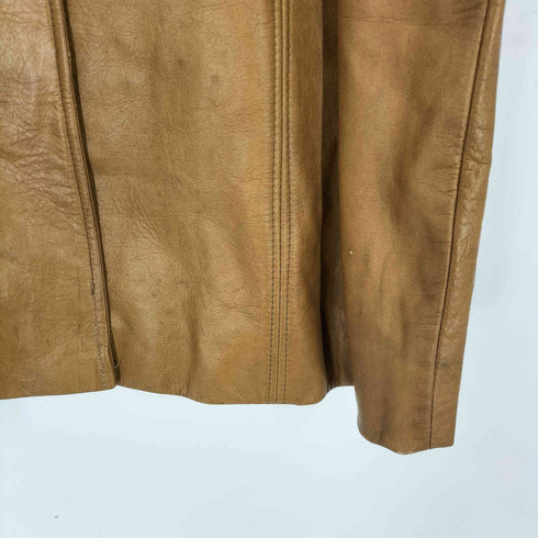 CRAZY HORSE レザーチェスターコート レディース US:6