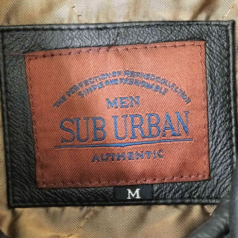 SUB URBAN カウレザー カーコート メンズ JPN:M