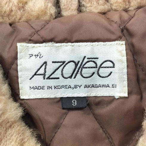 Azalee ラムレザー ヌバックフライトジャケット レディース JPN:9号