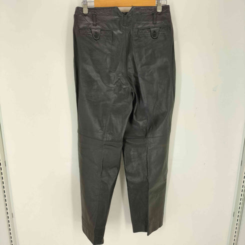 ツータックレザーパンツ レディース JPN:M
