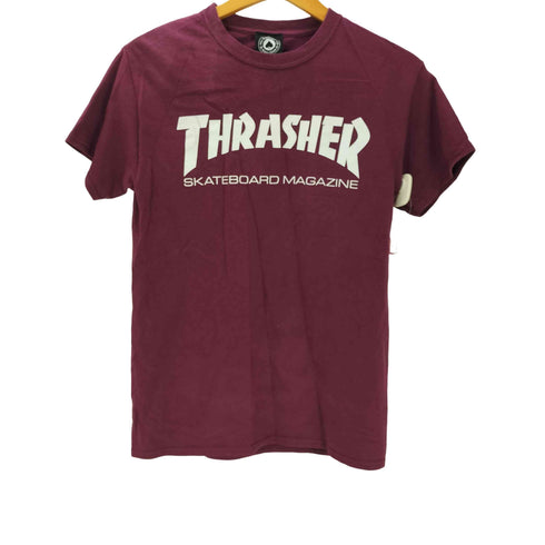 スラッシャーマガジン THRASHER MAGAZINE 00S OLD 旧タグ スペードタグ ロゴ プリント S/S ボックス Tシャツ 短丈 メンズ import:S
