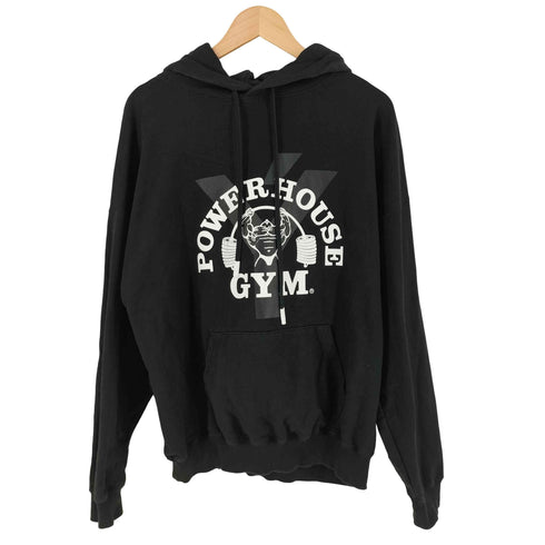 リフト LYFT POWER HOUSE GYM フロント プリント フーデッド パーカー メンズ L