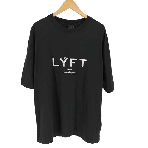 リフト LYFT JAPAN UNITED Kingdom ユナイテッド・キングダム プリント クルーネック半袖Tシャツ メンズ L