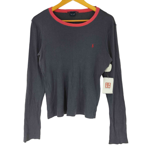 ラルフローレンスポーツ RALPH LAUREN SPORT スモールポニー刺繍 ロングスリーブ Tシャツ レディース import:L