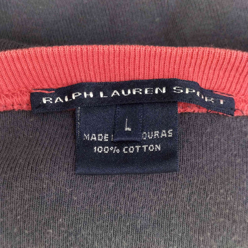 ラルフローレンスポーツ RALPH LAUREN SPORT スモールポニー刺繍 ロングスリーブ Tシャツ レディース import:L