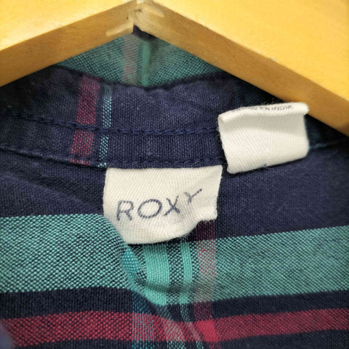ロキシー ROXY L/S チェックシャツ Y2K レディース JPN:S